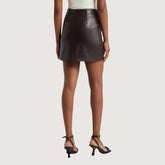 Faux Leather Luxe Mini Skirt